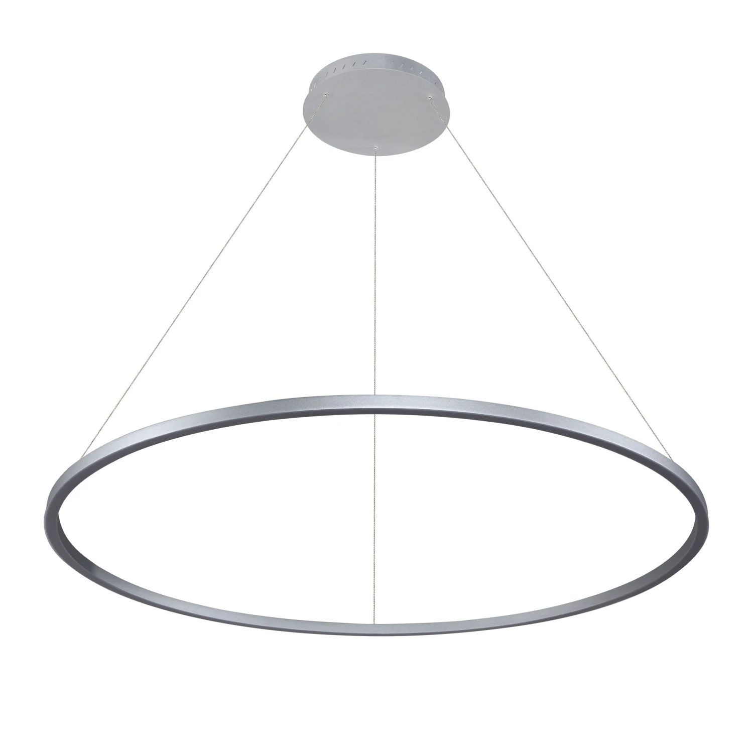 VONN LIGHTING VONN Tania VMC34912AL 51" ETL Certified Integrated LED Ring Chandelier Height Adjustable Pendant In Silver 11 VONN LIGHTING VONN Tania VMC34912AL 51" ETL Certified Integrated LED Ring Chandelier Height Adjustable Pendant In Silver - Image 9