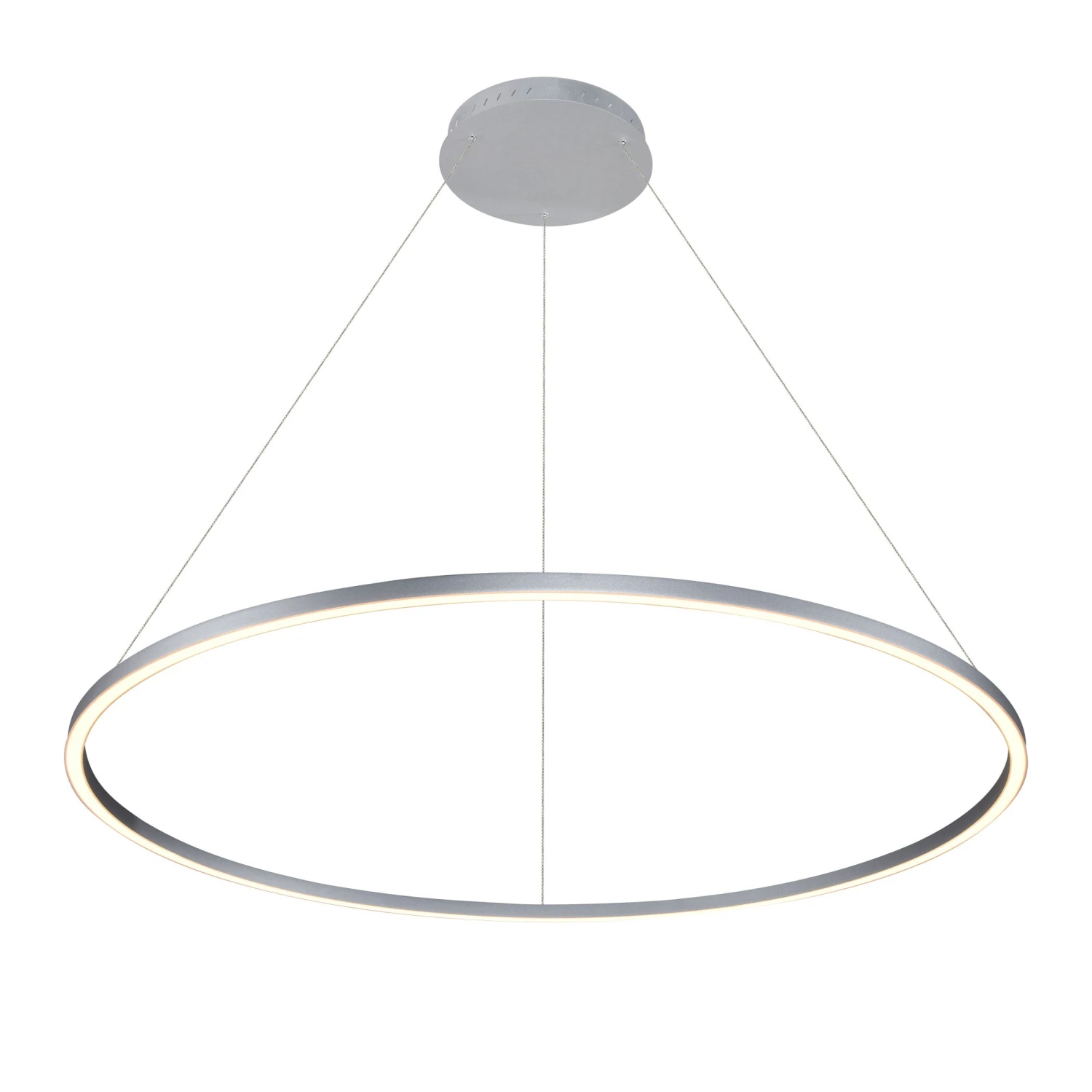 VONN LIGHTING VONN Tania VMC34912AL 51" ETL Certified Integrated LED Ring Chandelier Height Adjustable Pendant In Silver 12 VONN LIGHTING VONN Tania VMC34912AL 51" ETL Certified Integrated LED Ring Chandelier Height Adjustable Pendant In Silver - Image 10