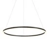 VONN LIGHTING VONN Tania VMC34912BL 51" ETL Certified Integrated LED Ring Chandelier Height Adjustable Pendant In Black -VONN LIGHTING VMC34912BL IMAGE 1