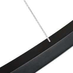 VONN LIGHTING VONN Tania VMC34960BL 60" Integrated LED ETL Certified Ring Chandelier, Height Adjustable Pendant In Black -VONN LIGHTING VMC34960BL IMAGE WB5