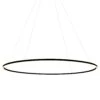 VONN LIGHTING VONN Tania VMC34972BL 72" Integrated LED ETL Certified Ring Chandelier, Height Adjustable Pendant In Black -VONN LIGHTING VMC34972BL IMAGE 1