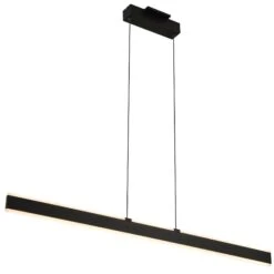 VONN LIGHTING VONN Wezen VMC36904BL 48" Up-Down Integrated LED ETL Certified Pendant, Height Adjustable Chandelier, Black -VONN LIGHTING VMC36904BL IMAGE WB2