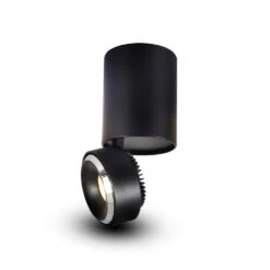 VONN LIGHTING VONN ORBIT VMCL000701A020BL 4.25" 1 LIGHT 100-277V LED SURFACE MOUNTED ADJUSTABLE DOWNLIGHT, ETL COMMERCIAL GRADE, Black -VONN LIGHTING VMCL000701A020BL7