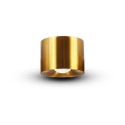 VONN LIGHTING VONN NODE VMCL004601B012AB 4.25" 1 LIGHT LED SURFACE MOUNTED DOWNLIGHT, ETL CERTIFIED, COMMERCIAL GRADE, ANTIQUE BRASS -VONN LIGHTING VMCL004601B012AB IMAGE 4