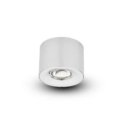 VONN LIGHTING VONN NODE VMCL004601B012CH 4.25" 1 LIGHT LED SURFACE MOUNTED DOWNLIGHT ETL CERT COMMERCIAL GRADE, CHROME -VONN LIGHTING VMCL004601B012CH IMAGE 3