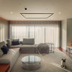 VONN LIGHTING VONN Atria VMCP35551BL 51" Integrated LED ETL Certified Square Chandelier, Height Adjustable Square Pendant, Black -VONN LIGHTING VMCP35551BL IMAGE 5