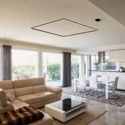 VONN LIGHTING VONN Atria VMCP35551BL 51" Integrated LED ETL Certified Square Chandelier, Height Adjustable Square Pendant, Black -VONN LIGHTING VMCP35551BL IMAGE 6