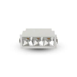 VONN LIGHTING VONN RUBIK VMDL000603A009WH 4.25" 3 LIGHT LED RECESSED DOWNLIGHT W/TRIM ETL CERTIFIED, COMMERCIAL GRADE, White