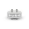 VONN LIGHTING VONN RUBIK VMDL000603C009WH 5" 3 LIGHT LED ADJUSTABLE RECESSED DOWNLIGHT W/TRIM, ETL, COMMERCIAL GRADE, White