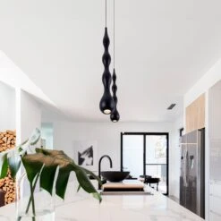 VONN LIGHTING VONN Polaris VMP24510BL 5" ETL Certified Integrated LED Height Adjustable Pendant Light In Black -VONN LIGHTING VMP24510BL IMAGE 6