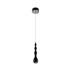 VONN LIGHTING VONN Polaris VMP24510BL 5" ETL Certified Integrated LED Height Adjustable Pendant Light In Black -VONN LIGHTING VMP24510BL IMAGE WB2