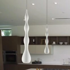 VONN LIGHTING VONN Polaris VMP24510WH 5" ETL Certified Integrated LED Height Adjustable Pendant Light In White -VONN LIGHTING VMP24510WH IMAGE 4