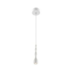 VONN LIGHTING VONN Polaris VMP24510WH 5" ETL Certified Integrated LED Height Adjustable Pendant Light In White -VONN LIGHTING VMP24510WH IMAGE WB1