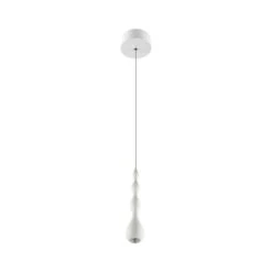 VONN LIGHTING VONN Polaris VMP24510WH 5" ETL Certified Integrated LED Height Adjustable Pendant Light In White -VONN LIGHTING VMP24510WH IMAGE WB2