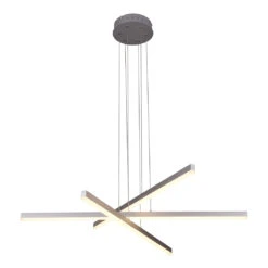 VONN LIGHTING VONN Sirius VMP25030AL 40" ETL Certified Integrated LED Pendant, Height Adjustable Chandelier In Silver -VONN LIGHTING VMP25030AL IMAGE WB1 1