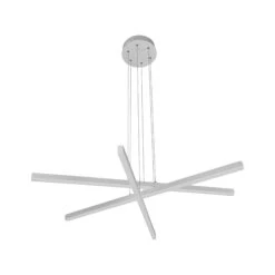 VONN LIGHTING VONN Sirius VMP25030WH 40" ETL Certified Integrated LED Pendant, Height Adjustable Chandelier In White -VONN LIGHTING VMP25030WH IMAGE WB2