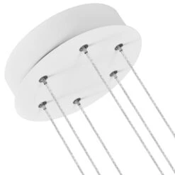 VONN LIGHTING VONN Sirius VMP25030WH 40" ETL Certified Integrated LED Pendant, Height Adjustable Chandelier In White -VONN LIGHTING VMP25030WH IMAGE WB3