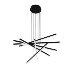 VONN LIGHTING VONN Sirius VMP25060BL 32" Integrated LED ETL Certified Pendant, Height Adjustable Chandelier In Black 27 VONN LIGHTING VONN Sirius VMP25060BL 32" Integrated LED ETL Certified Pendant, Height Adjustable Chandelier In Black -VONN LIGHTING VMP25060BL IMAGE WB2