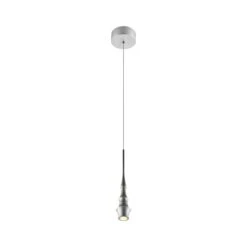 VONN LIGHTING VONN Polaris VMP26610AL 5" ETL Certified Integrated LED Height Adjustable Pendant Light In Silver -VONN LIGHTING VMP26610AL IMAGE WB1