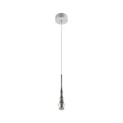 VONN LIGHTING VONN Polaris VMP26610AL 5" ETL Certified Integrated LED Height Adjustable Pendant Light In Silver -VONN LIGHTING VMP26610AL IMAGE WB2