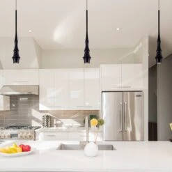 VONN LIGHTING VONN Polaris VMP26610BL 5" ETL Certified Integrated LED Height Adjustable Pendant Light In Black -VONN LIGHTING VMP26610BL IMAGE 5