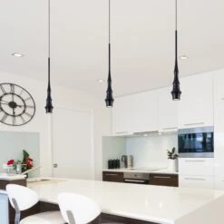 VONN LIGHTING VONN Polaris VMP26610BL 5" ETL Certified Integrated LED Height Adjustable Pendant Light In Black -VONN LIGHTING VMP26610BL IMAGE 6