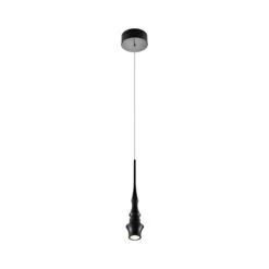 VONN LIGHTING VONN Polaris VMP26610BL 5" ETL Certified Integrated LED Height Adjustable Pendant Light In Black -VONN LIGHTING VMP26610BL IMAGE WB1