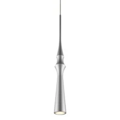 VONN LIGHTING VONN Polaris VMP26710AL 5" ETL Certified Integrated LED Height Adjustable Pendant Light In Silver