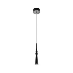 VONN LIGHTING VONN Polaris VMP26710BL 5" ETL Certified Integrated LED Height Adjustable Pendant Light In Black -VONN LIGHTING VMP26710BL IMAGE WB2