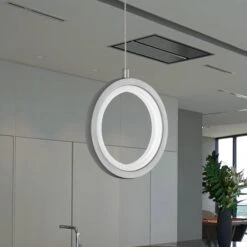 VONN LIGHTING VONN Tania VMP27300AL 5" ETL Certified Integrated LED Height Adjustable Pendant Light In Silver 12 VONN LIGHTING VONN Tania VMP27300AL 5" ETL Certified Integrated LED Height Adjustable Pendant Light In Silver -VONN LIGHTING VMP27300AL IMAGE 3