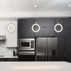 VONN LIGHTING VONN Tania VMP27300AL 5" ETL Certified Integrated LED Height Adjustable Pendant Light In Silver 14 VONN LIGHTING VONN Tania VMP27300AL 5" ETL Certified Integrated LED Height Adjustable Pendant Light In Silver -VONN LIGHTING VMP27300AL IMAGE 5