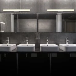 VONN LIGHTING VONN Procyon VMW11024AL 24" Integrated AC LED ADA Compliant ETL Certified Bathroom Wall Fixture In Silver -VONN LIGHTING VMW11024AL IMAGE 4