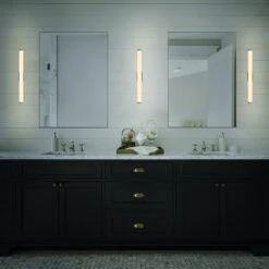 VONN LIGHTING VONN Procyon VMW11300CH 25" Integrated AC LED ADA Compliant ETL Certified Bathroom Wall Fixture In Chrome -VONN LIGHTING VMW11300CH IMAGE 3