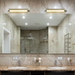 VONN LIGHTING VONN Procyon VMW11800AB 24" Integrated LED ADA Compliant ETL Certified Bathroom Wall Lighting Fixture, Antique Brass -VONN LIGHTING VMW11800AB IMAGE 6