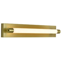 VONN LIGHTING VONN Procyon VMW11800AB 24" Integrated LED ADA Compliant ETL Certified Bathroom Wall Lighting Fixture, Antique Brass