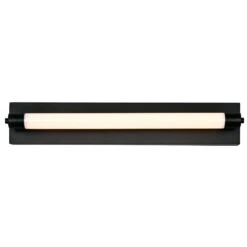 VONN LIGHTING VONN Procyon VMW11800BL 24" Integrated LED ADA Compliant ETL Certified Bathroom Wall Lighting Fixture, Black -VONN LIGHTING VMW11800BL IMAGE 1