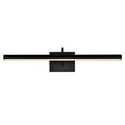 VONN LIGHTING VONN Procyon VMW11900BL 24" Integrated LED ETL Certified Bathroom Wall Lighting Fixture, Black -VONN LIGHTING VMW11900BL IMAGE 1