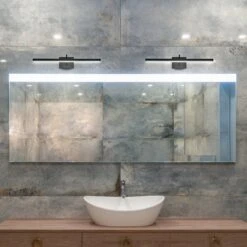 VONN LIGHTING VONN Procyon VMW11900BL 24" Integrated LED ETL Certified Bathroom Wall Lighting Fixture, Black -VONN LIGHTING VMW11900BL IMAGE 4