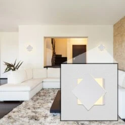 VONN LIGHTING VONN Eclipse VMW13600SW 5" Rotative ETL Certified Integrated LED Wall Sconce Lighting Fixture In White -VONN LIGHTING VMW13600SW IMAGE 4