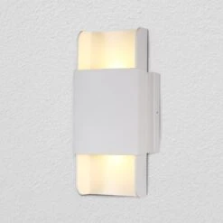 VONN LIGHTING VONN Atlas VMW15610SW 5" Up-Down ETL Certified Integrated LED Wall Sconce Light In White -VONN LIGHTING VMW15610SW IMAGE 1