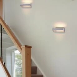 VONN LIGHTING VONN Atlas VMW15710AL 10" Up-Down ETL Certified Integrated LED Wall Sconce Light In Silver -VONN LIGHTING VMW15710AL IMAGE 6