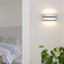 VONN LIGHTING VONN Atlas VMW15810AL 10" Up-Down ETL Certified Integrated LED Wall Sconce Light In Silver -VONN LIGHTING VMW15810AL IMAGE 4