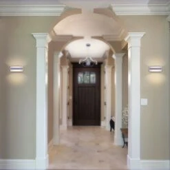 VONN LIGHTING VONN Atlas VMW15810AL 10" Up-Down ETL Certified Integrated LED Wall Sconce Light In Silver -VONN LIGHTING VMW15810AL IMAGE 5