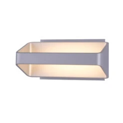 VONN LIGHTING VONN Atlas VMW15810AL 10" Up-Down ETL Certified Integrated LED Wall Sconce Light In Silver -VONN LIGHTING VMW15810AL IMAGE WB1