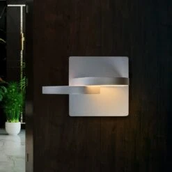 VONN LIGHTING VONN Eclipse VMW17000AL 7" Rotative ETL Certified Integrated LED Wall Sconce Light Fixture In Silver -VONN LIGHTING VMW17000AL IMAGE 4