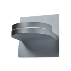 VONN LIGHTING VONN Eclipse VMW17000AL 7" Rotative ETL Certified Integrated LED Wall Sconce Light Fixture In Silver -VONN LIGHTING VMW17000AL IMAGE WB3