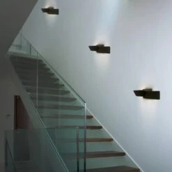 VONN LIGHTING VONN Eclipse VMW17200BL 12" Rotative Up-Down ETL Certified Integrated LED Wall Sconce Light In Black -VONN LIGHTING VMW17200BL IMAGE 4