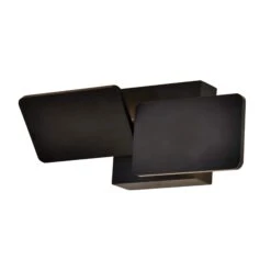 VONN LIGHTING VONN Eclipse VMW17200BL 12" Rotative Up-Down ETL Certified Integrated LED Wall Sconce Light In Black