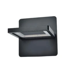 VONN LIGHTING VONN Atria VMW17400BL 6" Rotative ETL Certified Integrated LED Wall Sconce Light Fixture In Black -VONN LIGHTING VMW17400BL IMAGE WB3