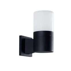 VONN LIGHTING VONN 9" Modern VOW1751BL 5-Watt ETL Certified Integrated LED Outdoor Wall Sconce In Matte Black -VONN LIGHTING VOW1751BL IMAGE WB2